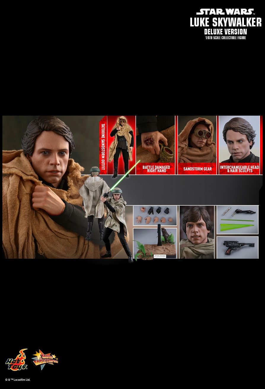 Hot Toys MMS517 - Star Wars 6 : Return Of The Jedi - Luke Skywalker Deluxe Version
