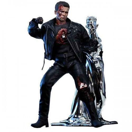Hot Toys DX13B - Terminator 2 : Judgment Day - T800 Battle Damaged Version Deluxe Version