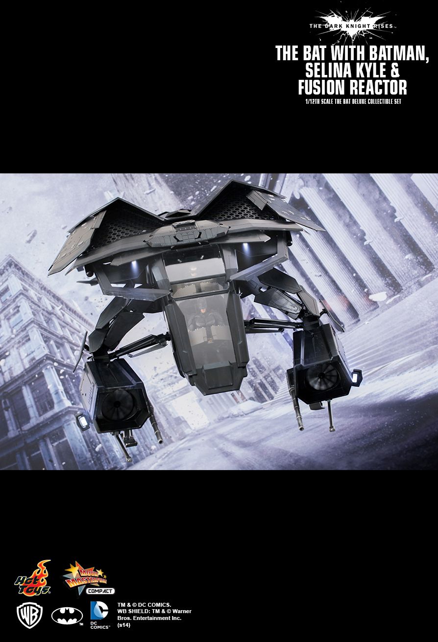 Hot Toys MMSC002- DC Comics - The Dark Knight Rises - The Bat With Batman & Selina Kyle & Fusion Reactor