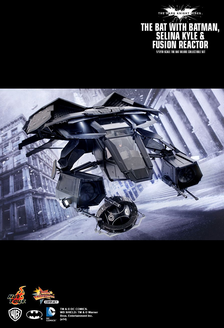 Hot Toys MMSC002- DC Comics - The Dark Knight Rises - The Bat With Batman & Selina Kyle & Fusion Reactor