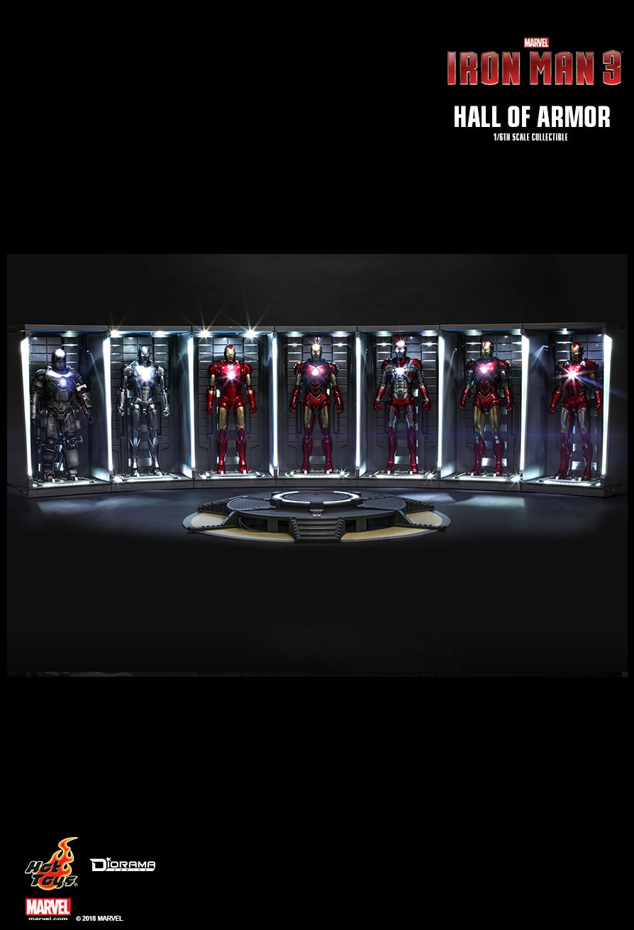 Hot Toys DS001 - Marvel Comics - Iron Man 2 - Hall Of Armor 7 box