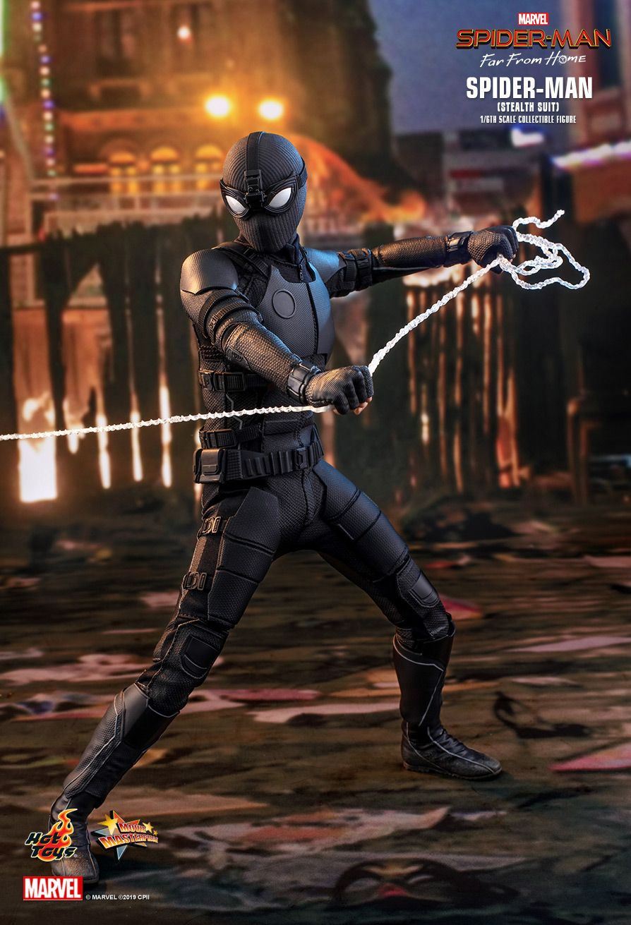 Hot Toys MMS541 - Marvel Comics - Spider-Man : Far From Home - Spider-Man Stealth Suit Deluxe Version