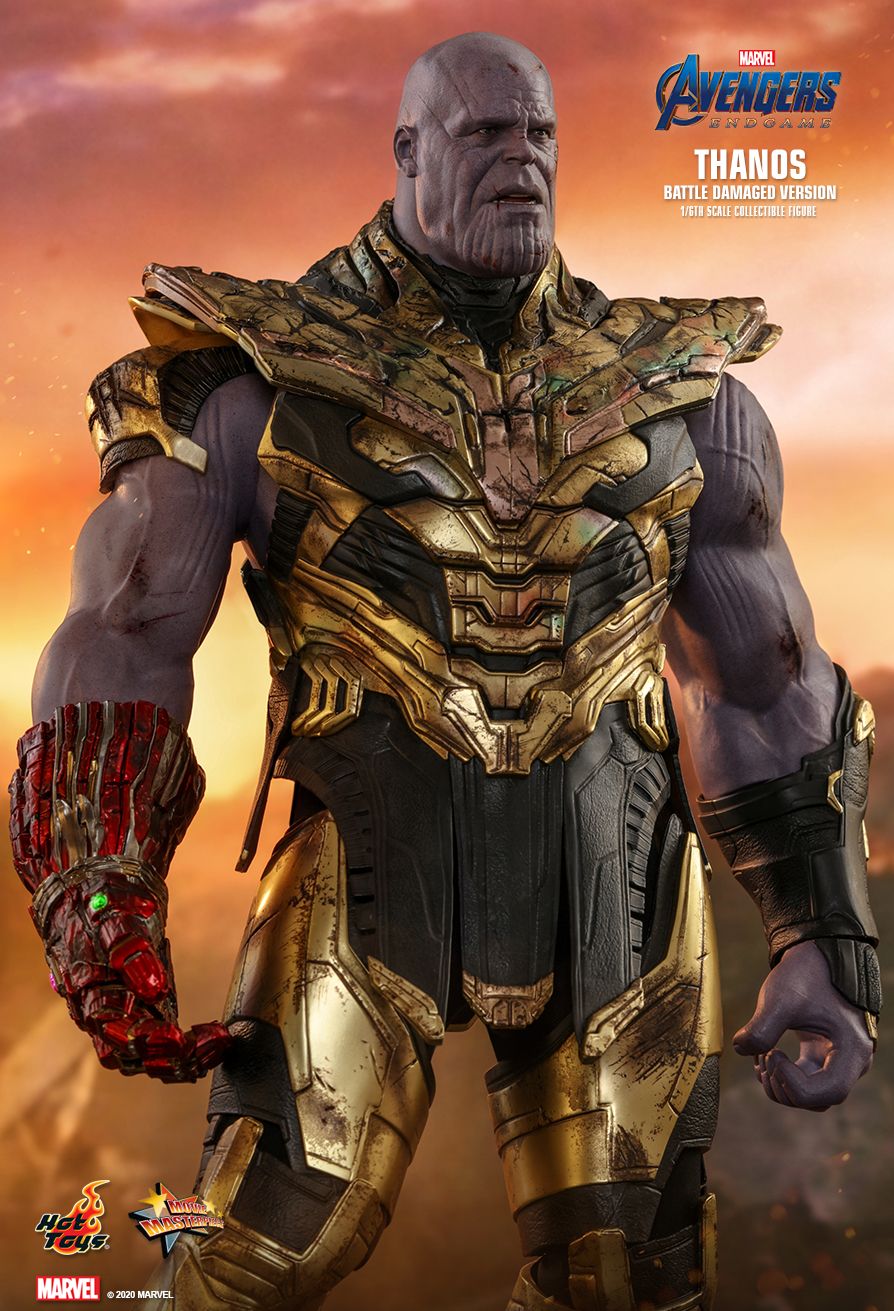 Hot Toys MMS564 - Marvel Comics - Avengers 4 : Endgame - Thanos Battle Damaged Version