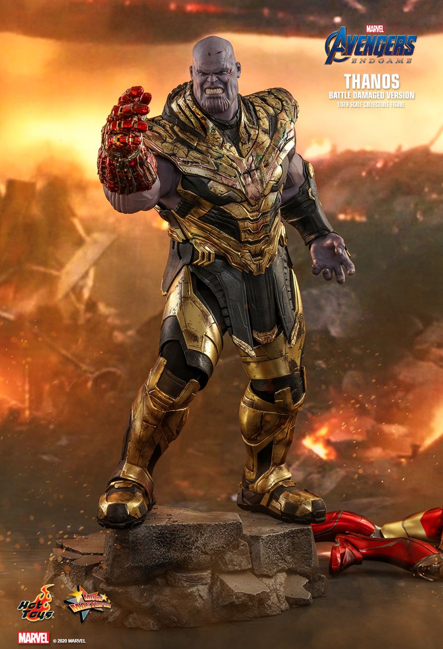 Hot Toys MMS564 - Marvel Comics - Avengers 4 : Endgame - Thanos Battle Damaged Version
