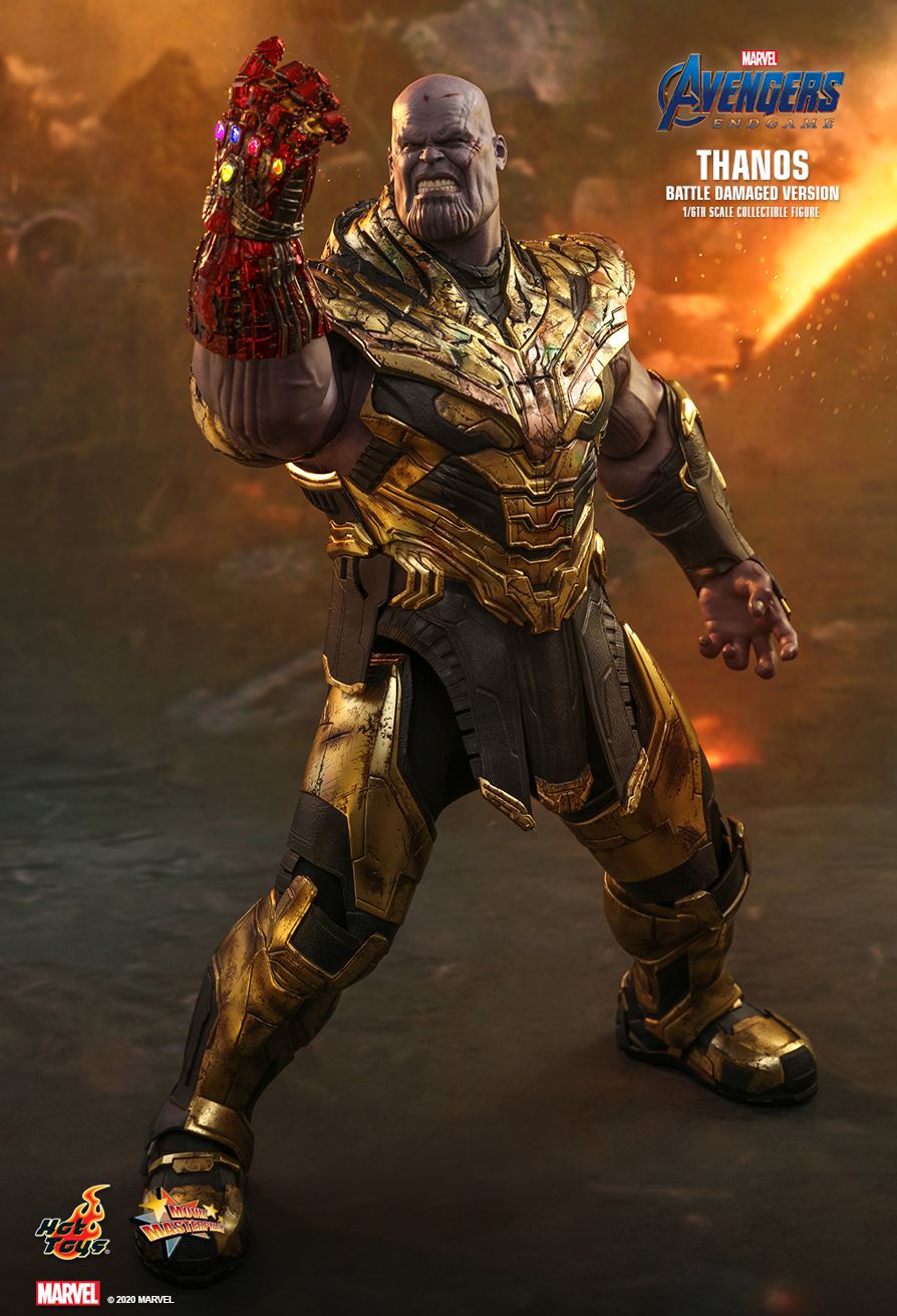 Hot Toys MMS564 - Marvel Comics - Avengers 4 : Endgame - Thanos Battle Damaged Version