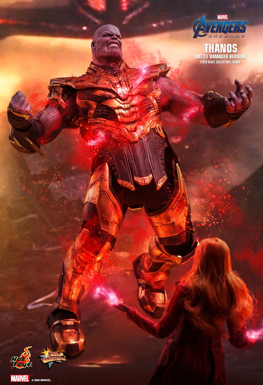 Hot Toys MMS564 - Marvel Comics - Avengers 4 : Endgame - Thanos Battle Damaged Version
