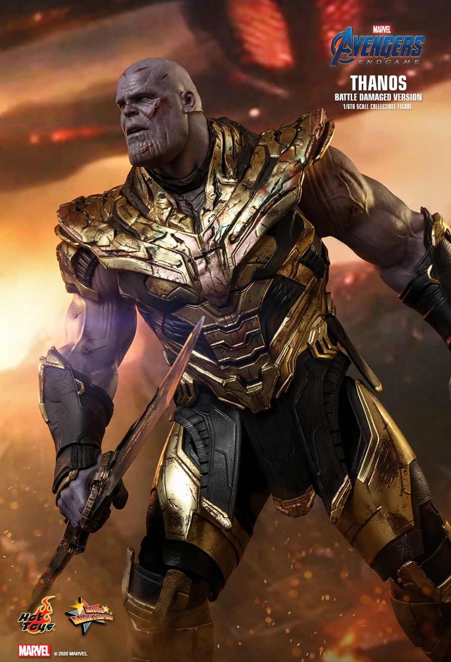 Hot Toys MMS564 - Marvel Comics - Avengers 4 : Endgame - Thanos Battle Damaged Version