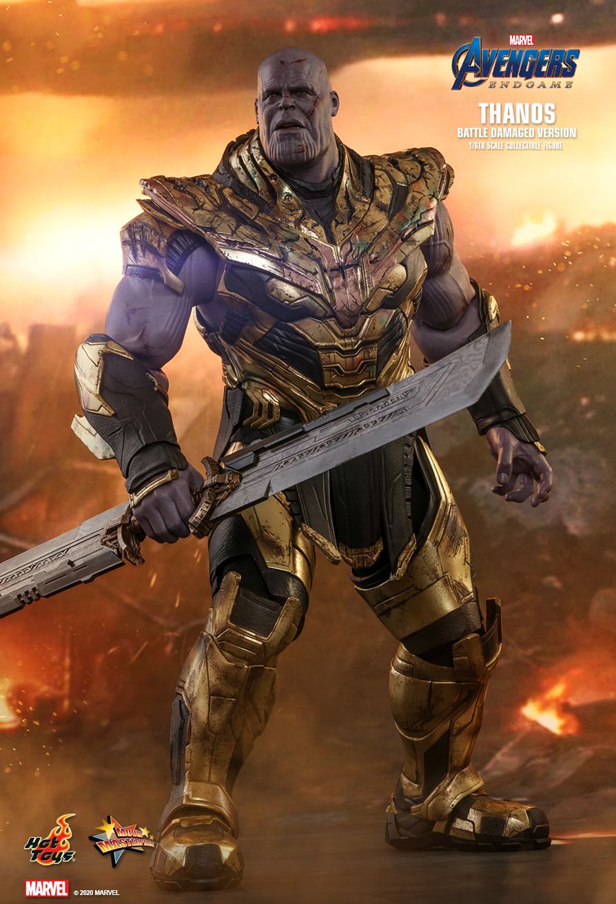 Hot Toys MMS564 - Marvel Comics - Avengers 4 : Endgame - Thanos Battle Damaged Version