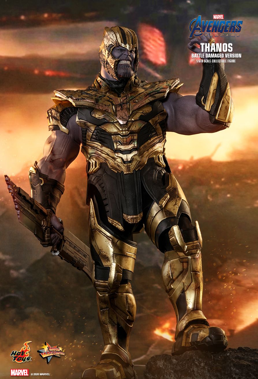 Hot Toys MMS564 - Marvel Comics - Avengers 4 : Endgame - Thanos Battle Damaged Version