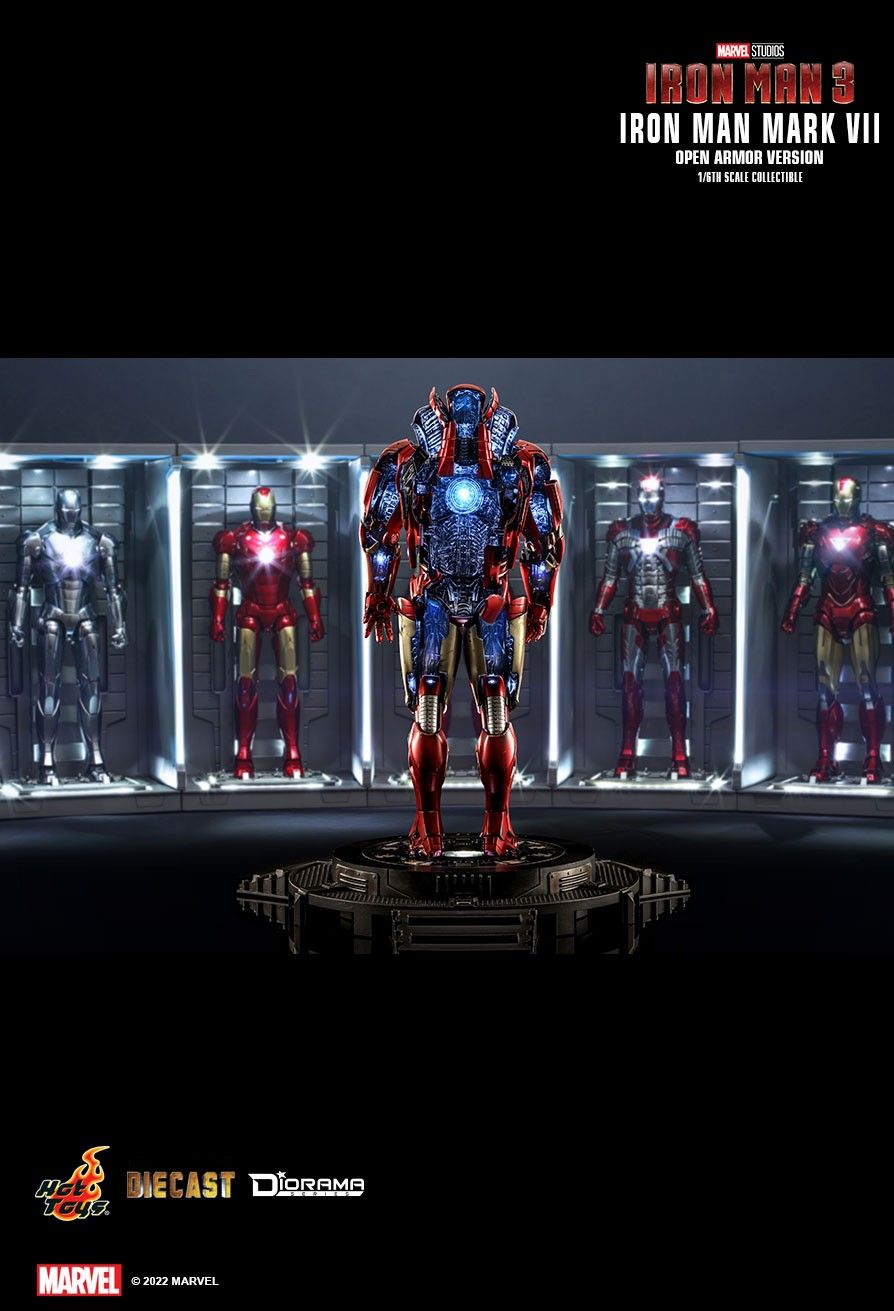 Hot Toys DS004D51 - Marvel Comics - Iron Man 3 - Iron Man Mark 4 Open Armor Version