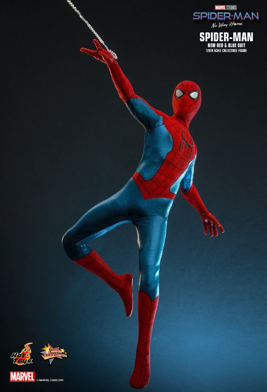 Hot Toys MMS679 - Marvel Comics - Spider Man : No Way Home - Spider Man New Red And Blue Suit Standard Version
