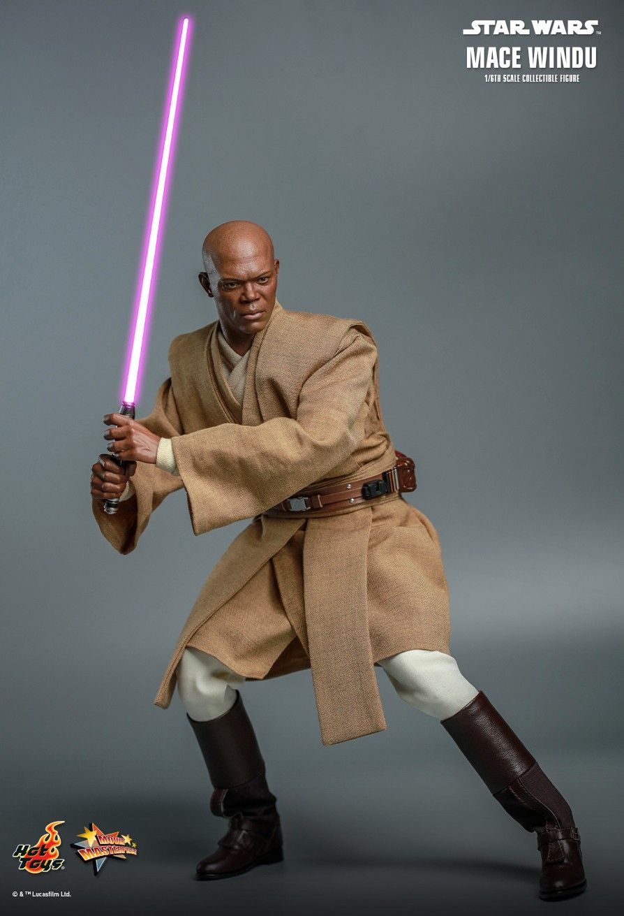 Hot Toys MMS681 - Star Wars II : Attack Of The Clones - Mace Windu