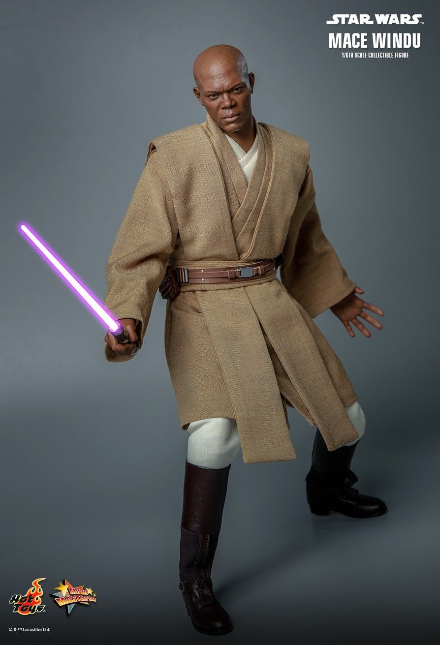 Hot Toys MMS681 - Star Wars II : Attack Of The Clones - Mace Windu