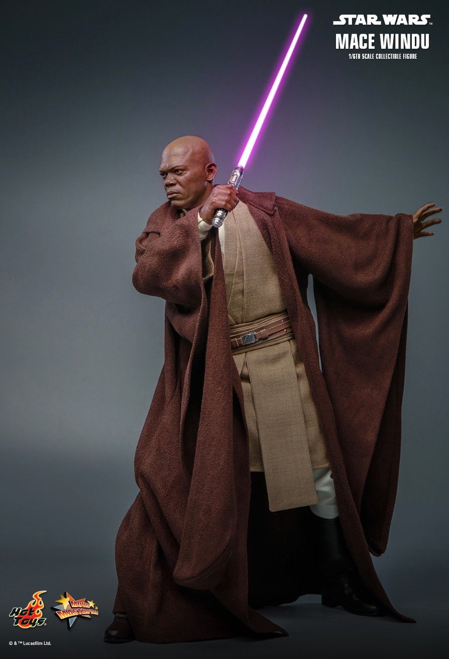 Hot Toys MMS681 - Star Wars II : Attack Of The Clones - Mace Windu