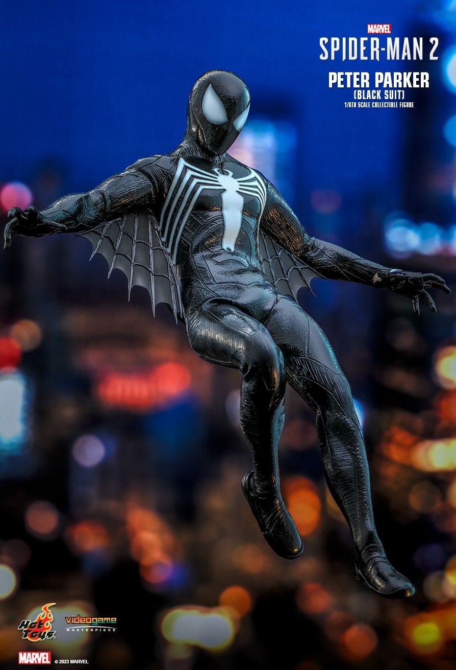 Hot Toys VGM56 - Marvel's Spider Man 2 - Peter Parker Black Suit Standard Version