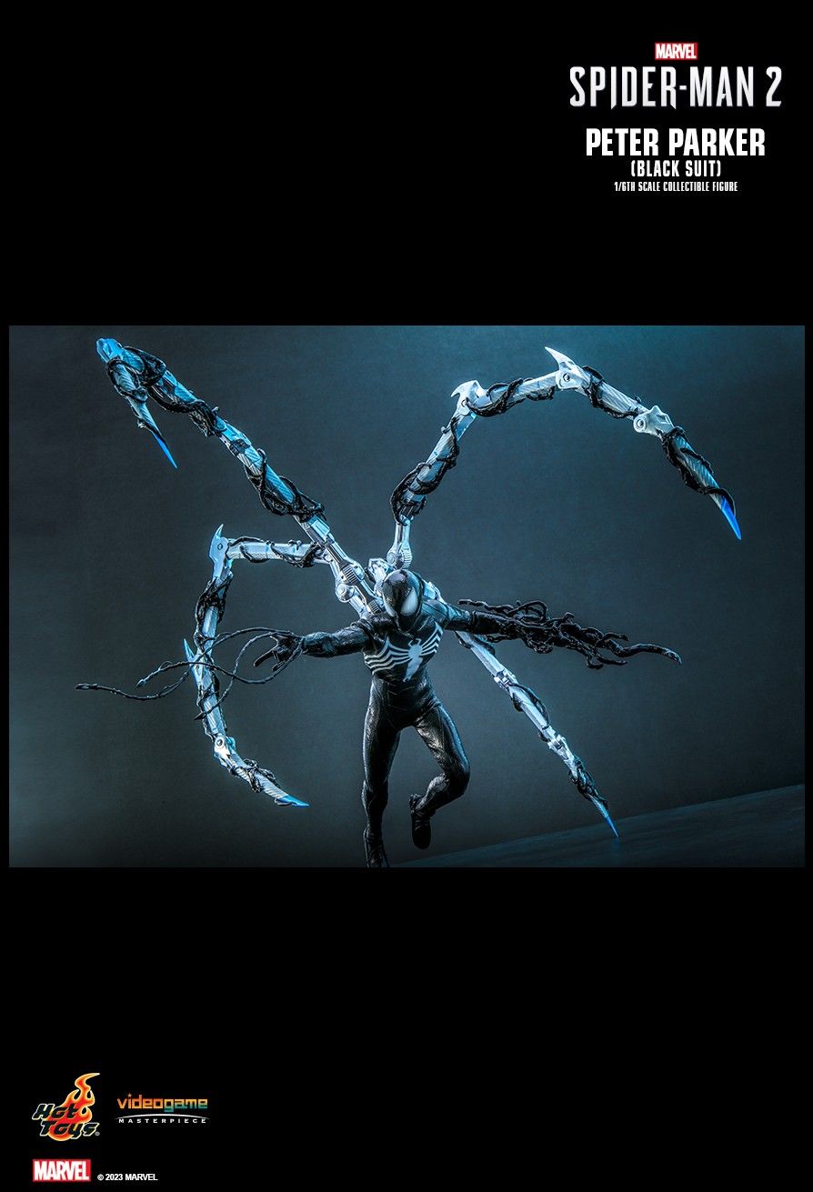 Hot Toys VGM56 - Marvel's Spider Man 2 - Peter Parker Black Suit Standard Version