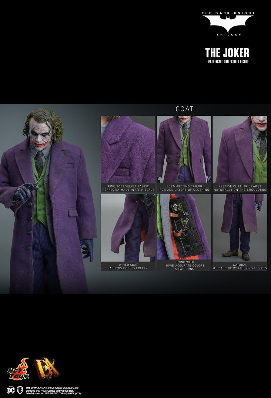 Hot Toys DX32 - DC Comics - The Dark Knight Trilogy - The Joker Standard Version