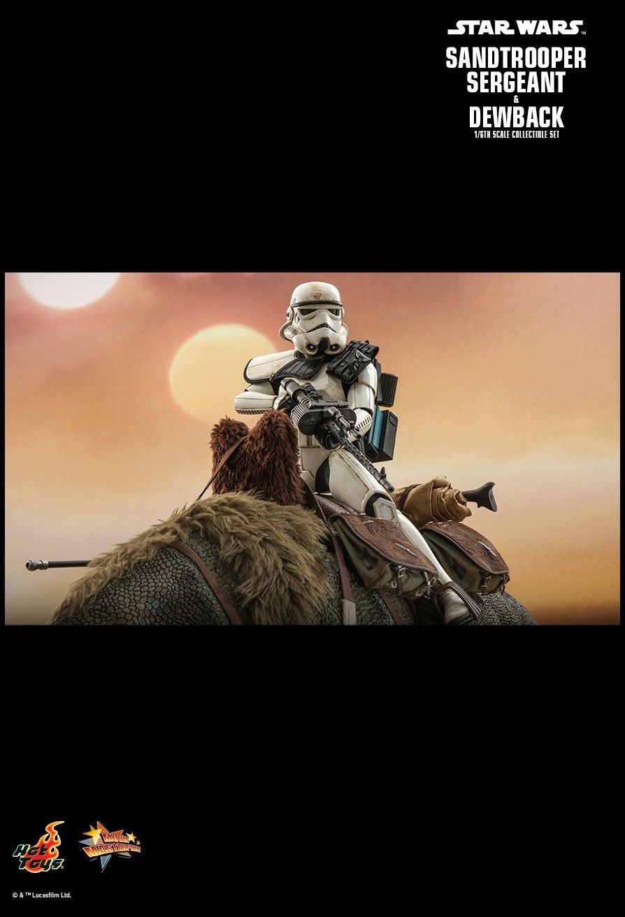 Hot Toys MMS722 - Star Wars IV : A New Hope - Sandtrooper Sergeant & Dewback