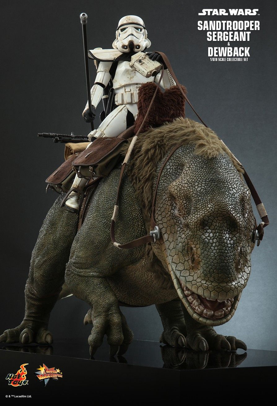 Hot Toys MMS722 - Star Wars IV : A New Hope - Sandtrooper Sergeant & Dewback