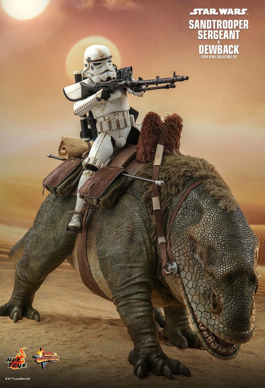 Hot Toys MMS722 - Star Wars IV : A New Hope - Sandtrooper Sergeant & Dewback
