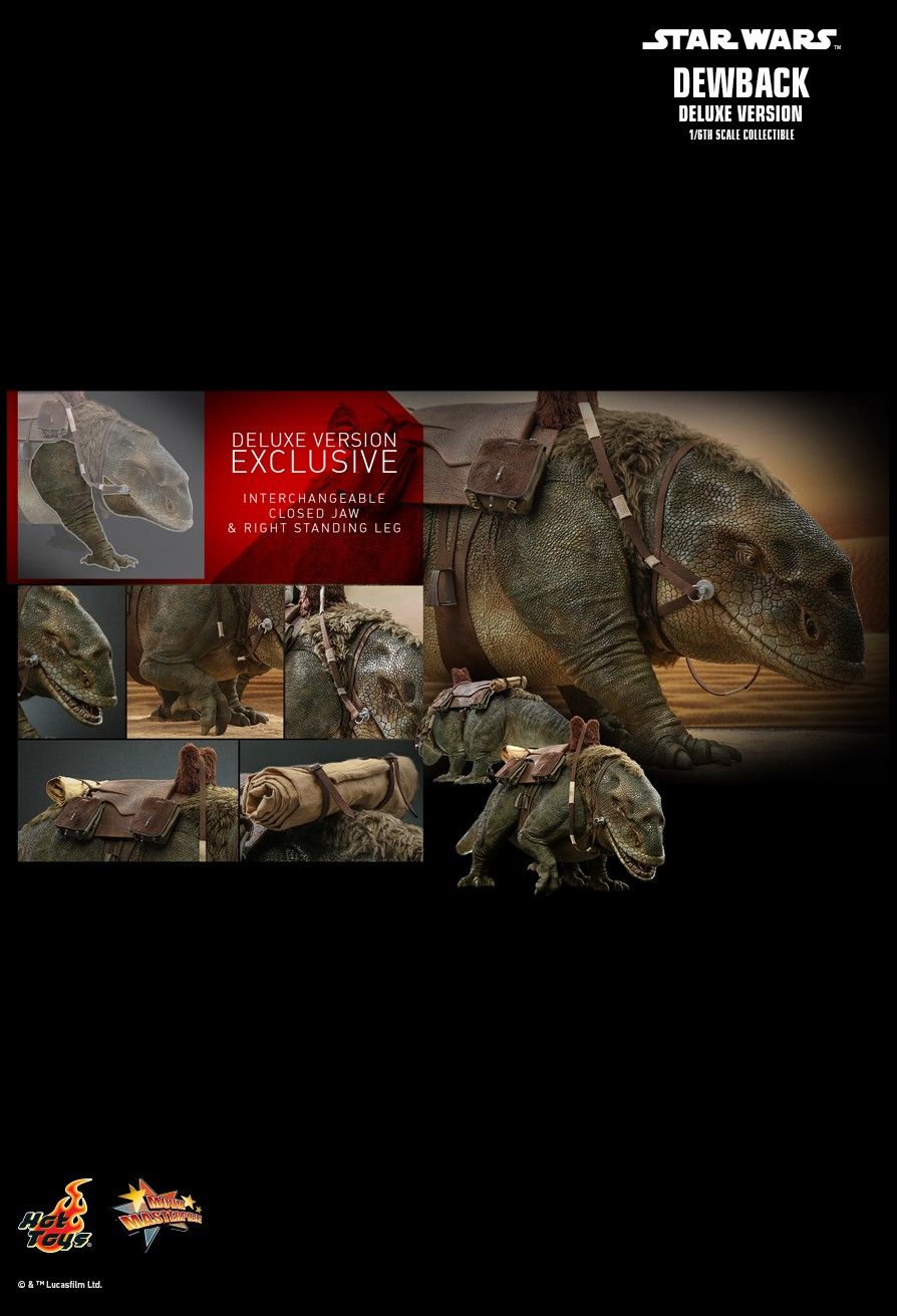 Hot Toys MMS720 - Star Wars IV : A New Hope - Dewback Deluxe Version