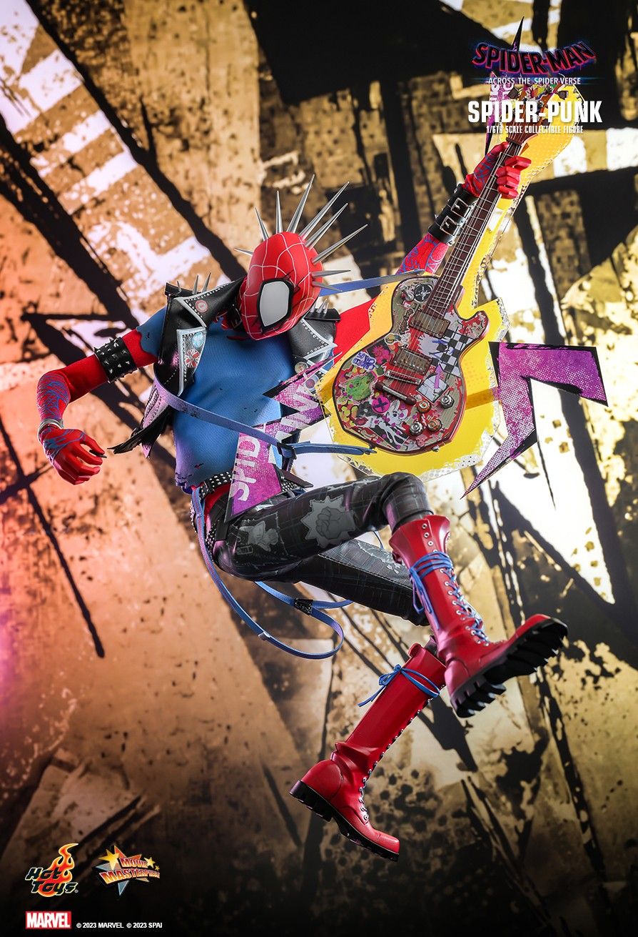 Hot Toys MMS726B - Marvel Comics - Spider-Man : Across The Spider Verse - Spider Punk Deluxe Version