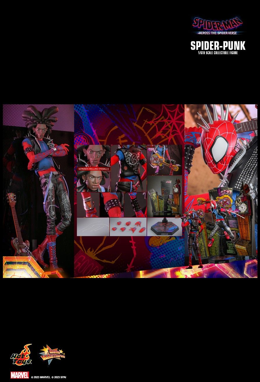 Hot Toys MMS726 - Marvel Comics - Spider-Man : Across The Spider Verse - Spider Punk Standard Version