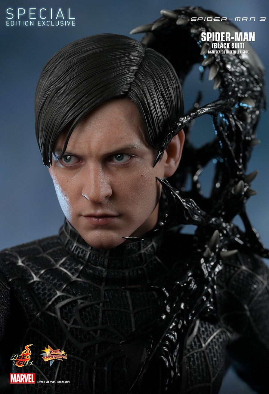 Hot Toys MMS727B - Marvel Comics - Spider Man 3 - Spider Man Black Suit Deluxe Version