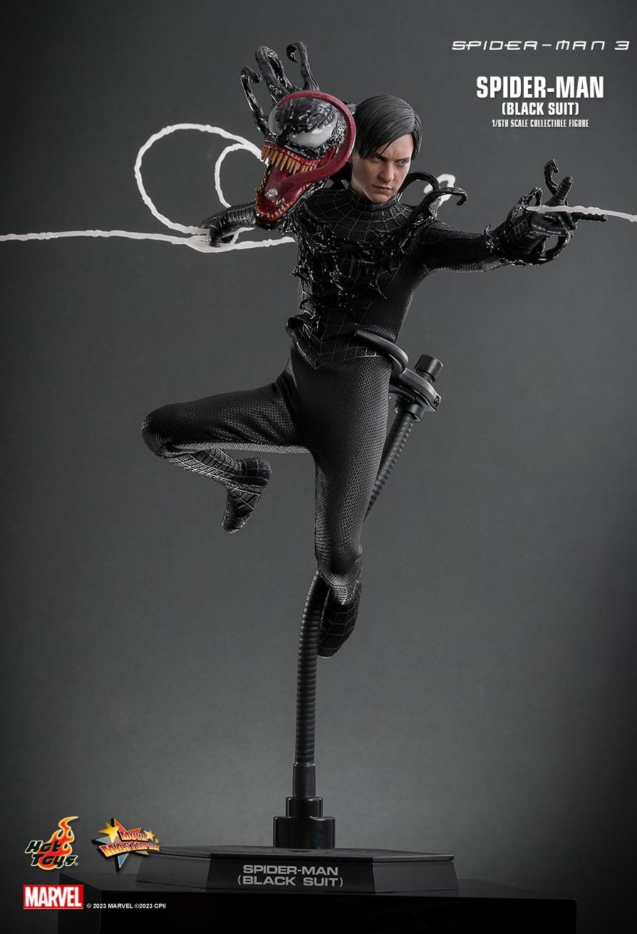 Hot Toys MMS727B - Marvel Comics - Spider Man 3 - Spider Man Black Suit Deluxe Version