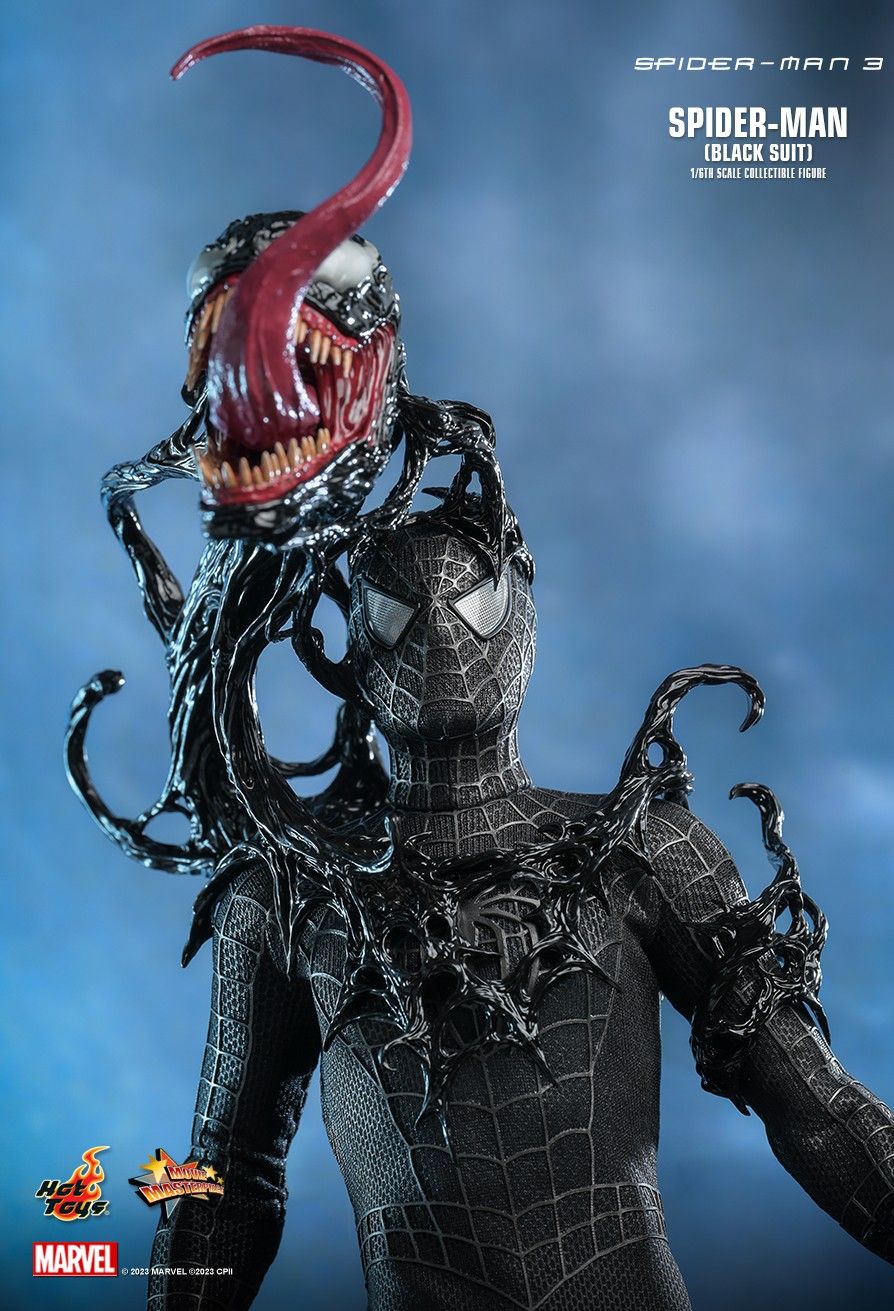 Hot Toys MMS727B - Marvel Comics - Spider Man 3 - Spider Man Black Suit Deluxe Version