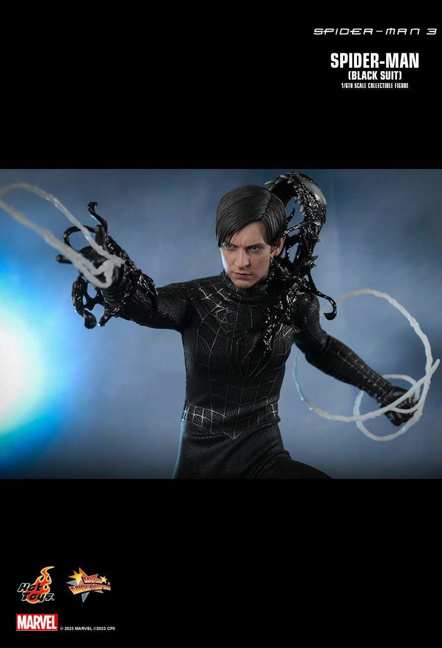 Hot Toys MMS727B - Marvel Comics - Spider Man 3 - Spider Man Black Suit Deluxe Version