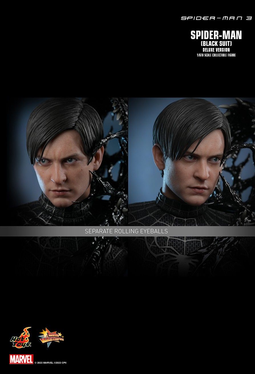 Hot Toys MMS728B - Marvel Comics - Spider Man 3 - Spider Man Black Suit Deluxe Version