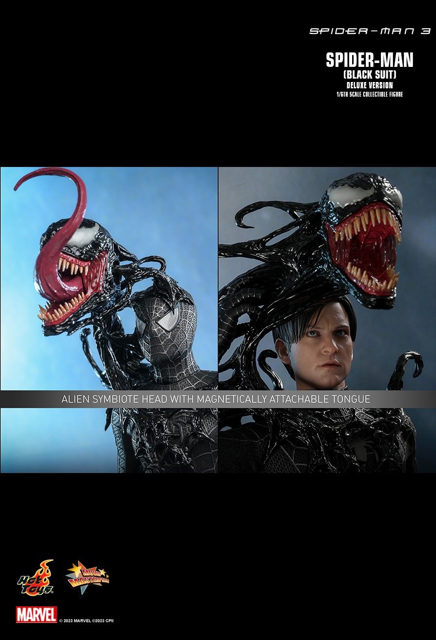 Hot Toys MMS728B - Marvel Comics - Spider Man 3 - Spider Man Black Suit Deluxe Version