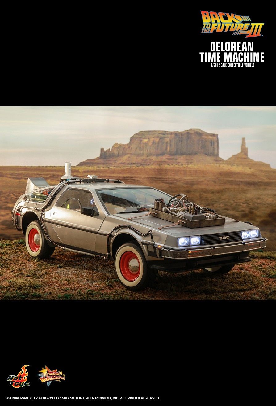 Hot Toys MMS738 - Back To The Future III - Delorean Time Machine