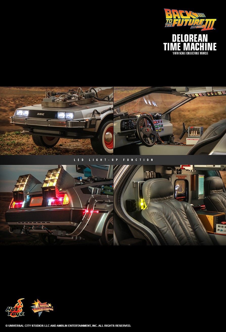 Hot Toys MMS738 - Back To The Future III - Delorean Time Machine