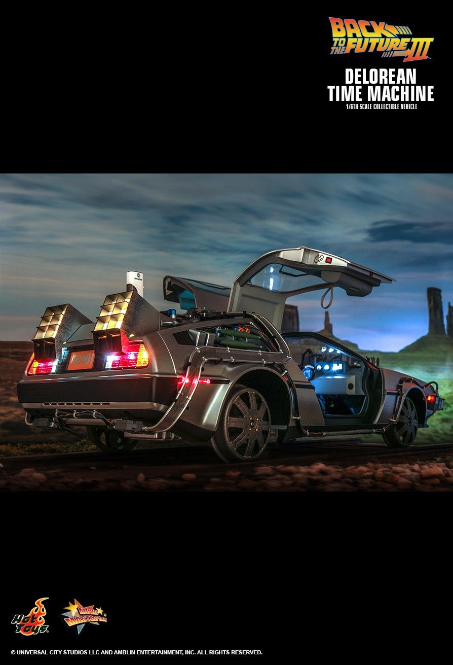 Hot Toys MMS738 - Back To The Future III - Delorean Time Machine