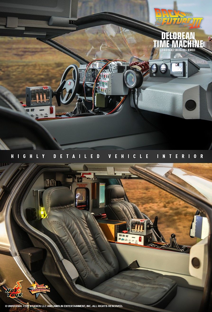 Hot Toys MMS738 - Back To The Future III - Delorean Time Machine