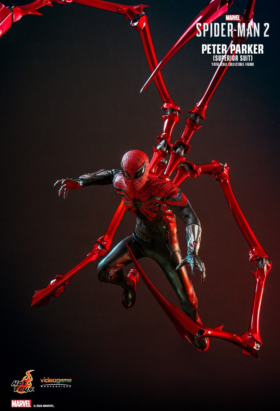 Hot Toys VGM61 - Marvel's Spider Man 2 - Peter Parker Superior Suit