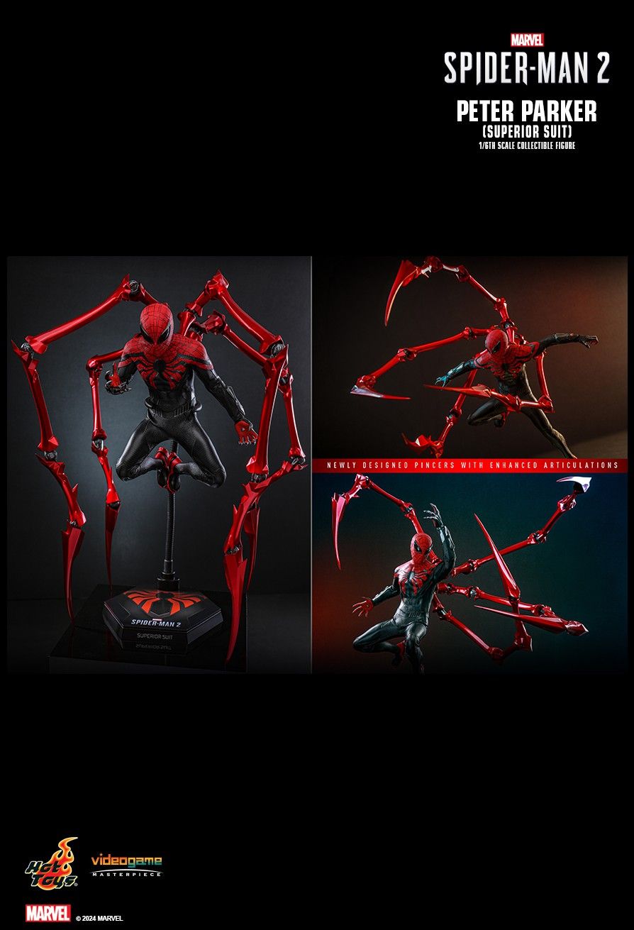 Hot Toys VGM61 - Marvel's Spider Man 2 - Peter Parker Superior Suit
