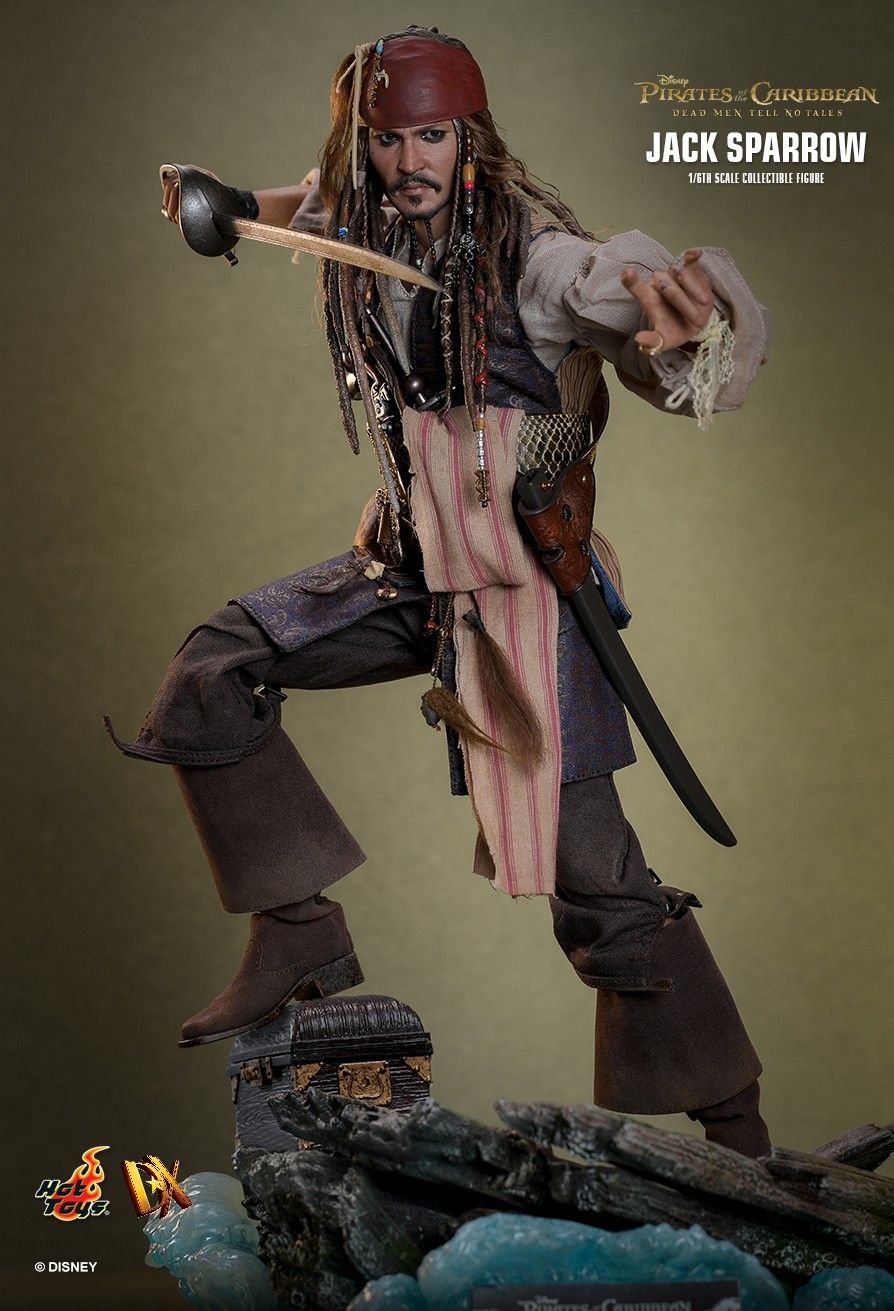 Hot Toys DX37 - Pirates Of The Caribbean : Dead Men Tell No Tales - Jack Sparrow Standard Version