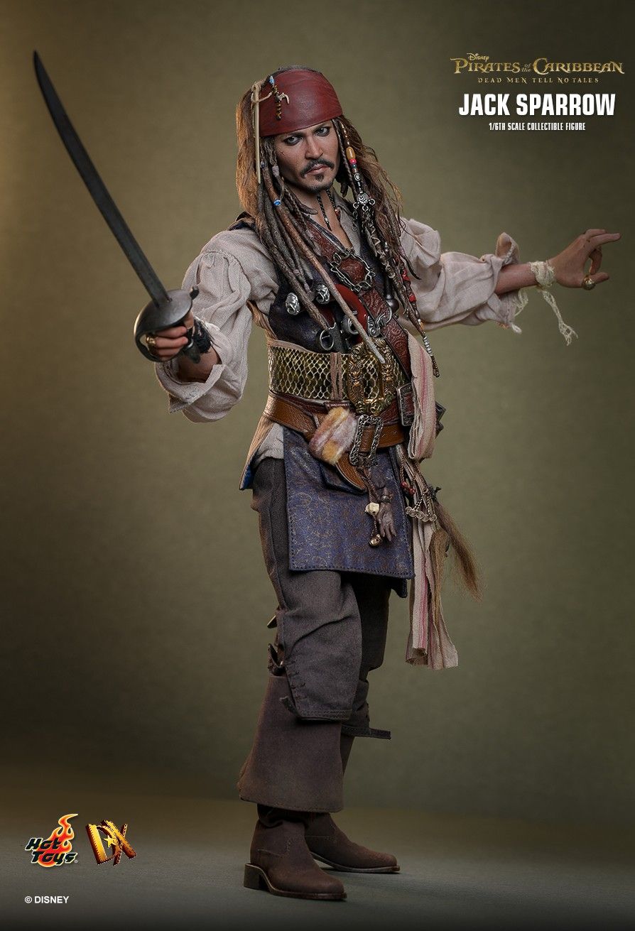 Hot Toys DX37 - Pirates Of The Caribbean : Dead Men Tell No Tales - Jack Sparrow Standard Version