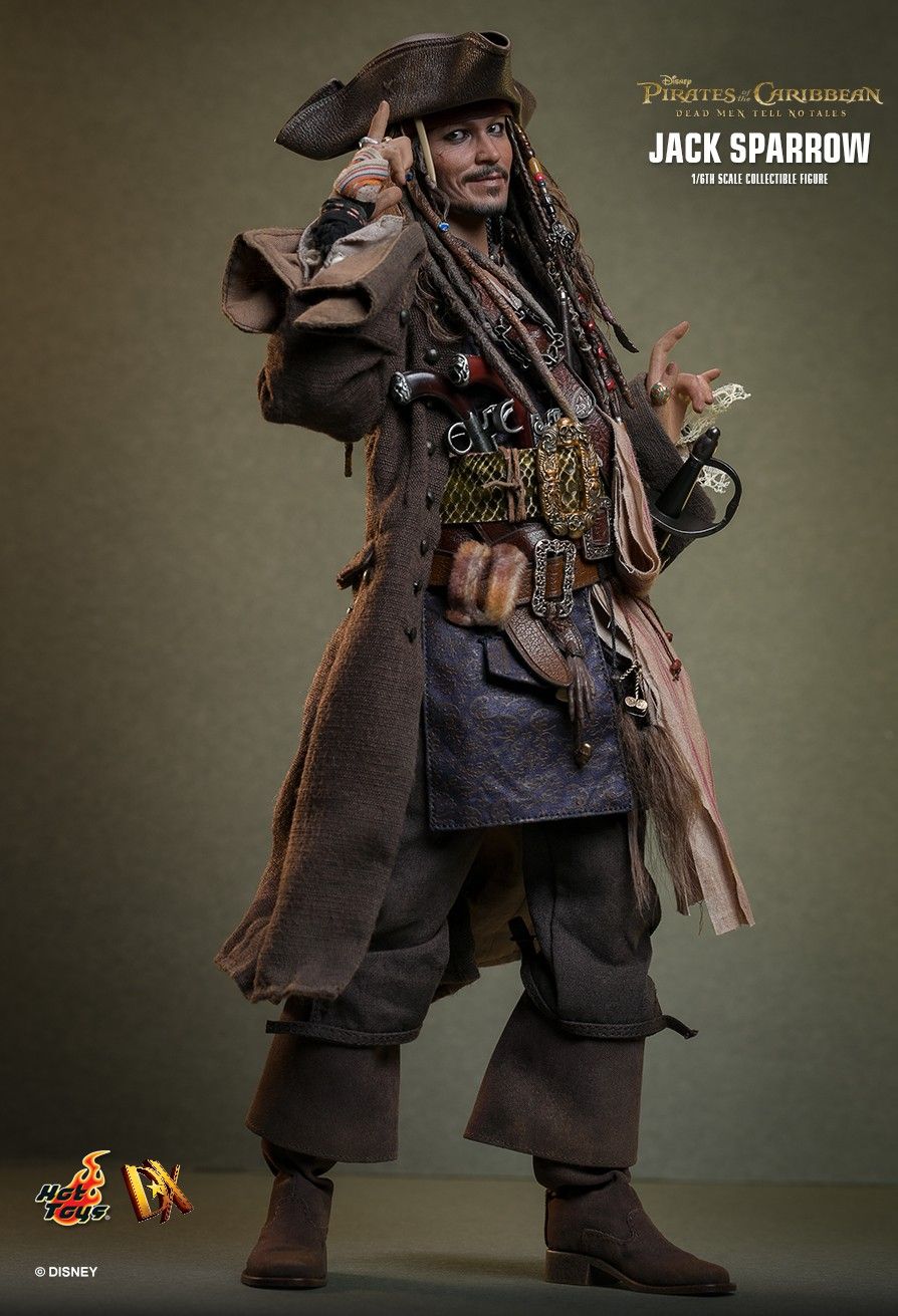 Hot Toys DX37 - Pirates Of The Caribbean : Dead Men Tell No Tales - Jack Sparrow Standard Version
