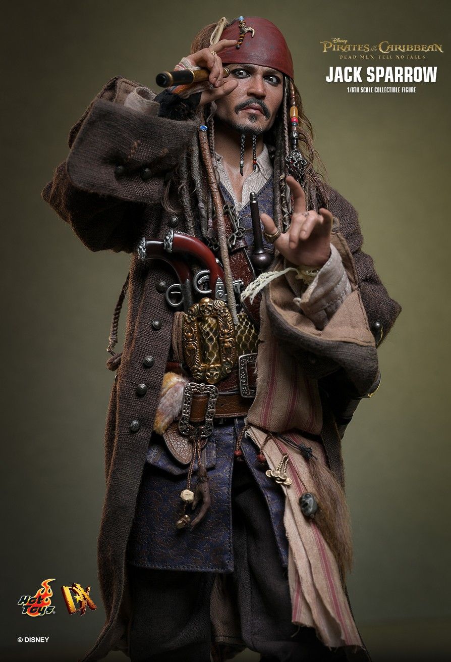 Hot Toys DX37 - Pirates Of The Caribbean : Dead Men Tell No Tales - Jack Sparrow Standard Version