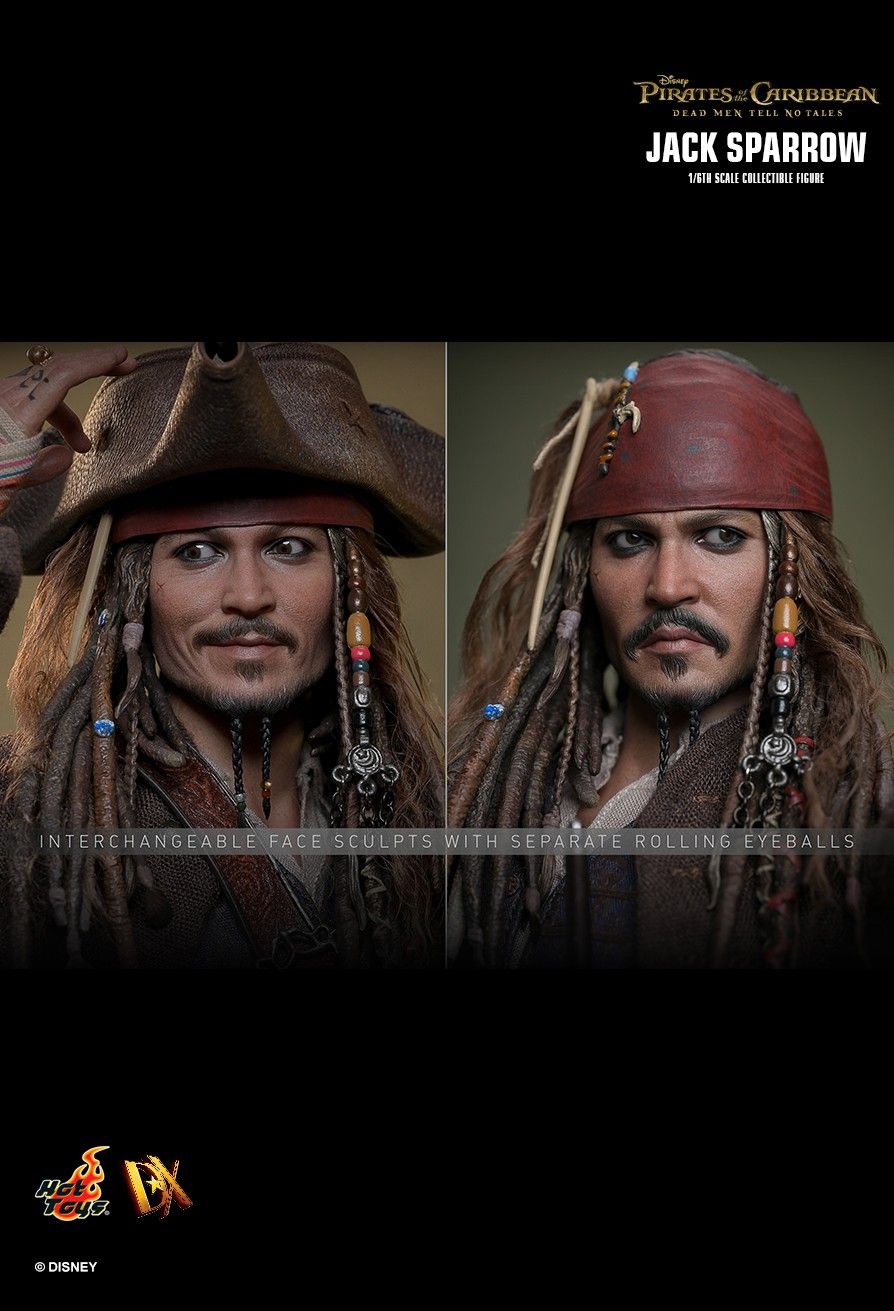 Hot Toys DX37 - Pirates Of The Caribbean : Dead Men Tell No Tales - Jack Sparrow Standard Version