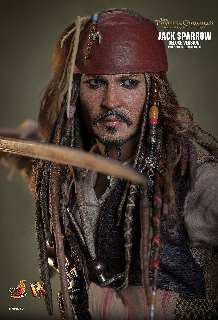 Hot Toys DX38 - Pirates Of The Caribbean : Dead Men Tell No Tales - Jack Sparrow Deluxe Version