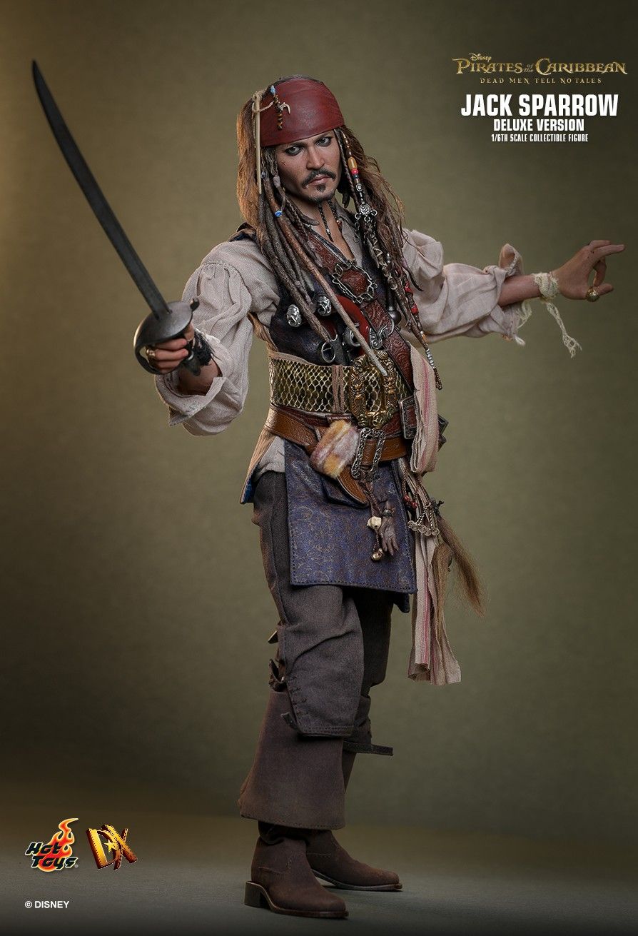 Hot Toys DX38 - Pirates Of The Caribbean : Dead Men Tell No Tales - Jack Sparrow Deluxe Version