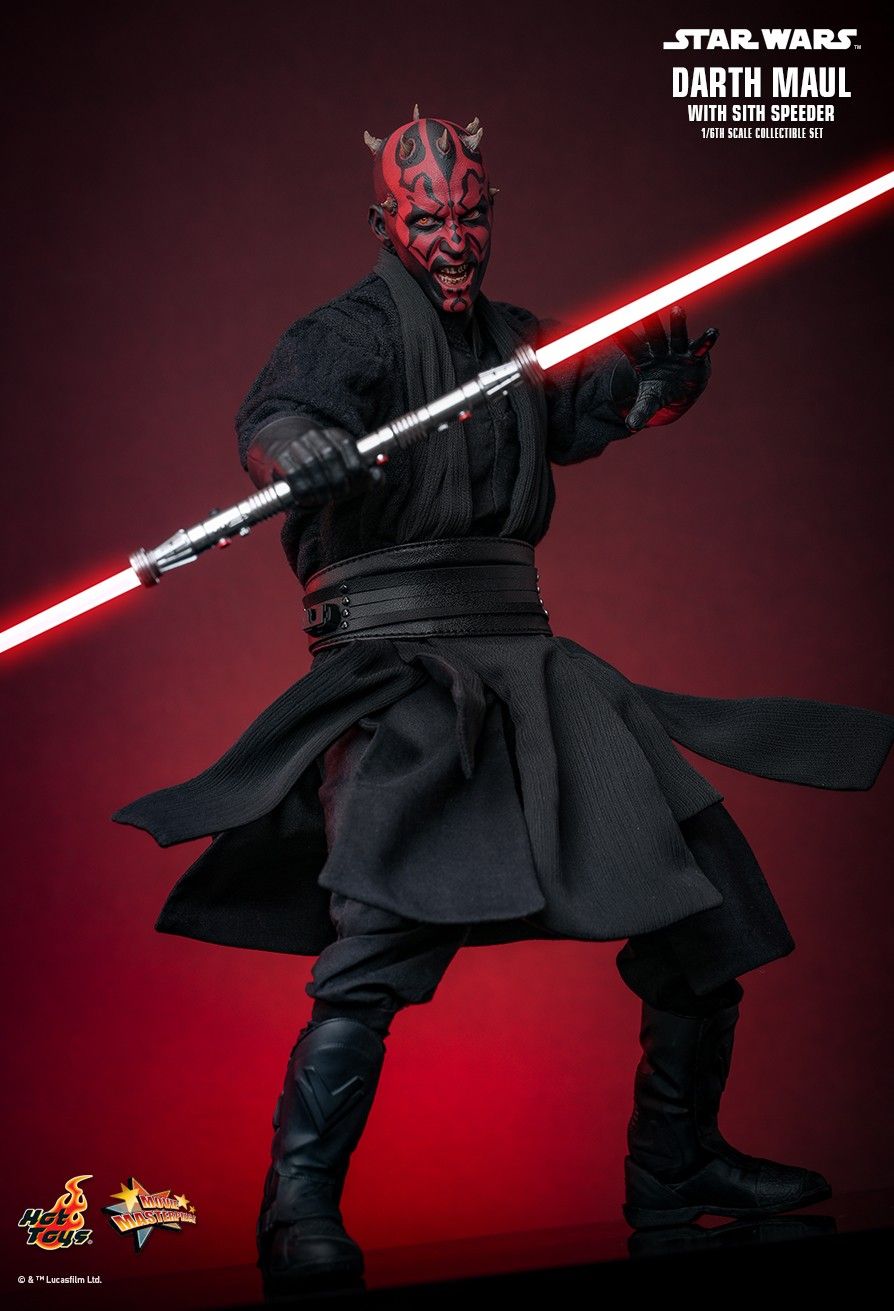 Hot Toys MMS749 - Star Wars : The Phantom Menace - Darth Maul & Sith Speeder