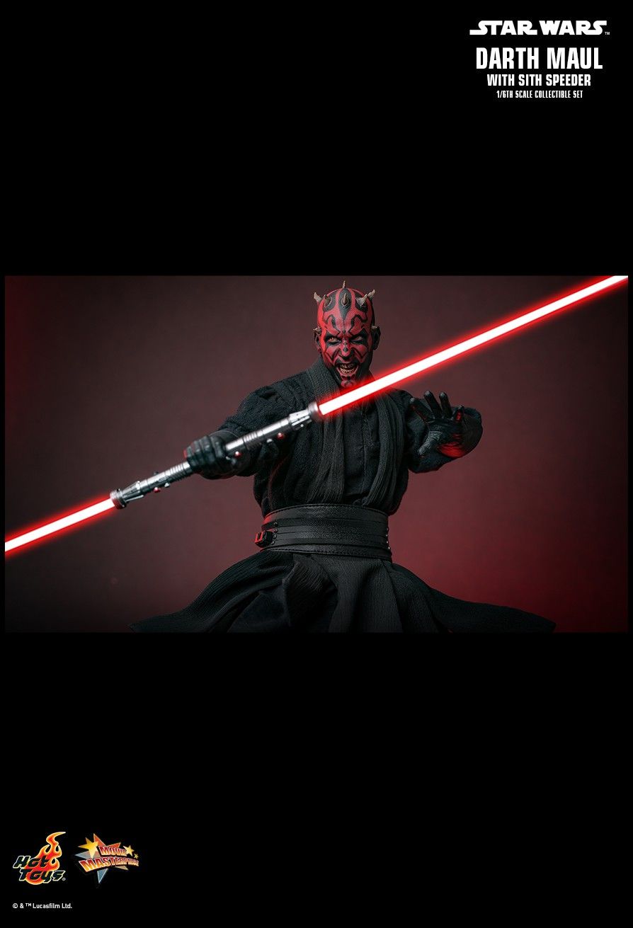 Hot Toys MMS749 - Star Wars : The Phantom Menace - Darth Maul & Sith Speeder