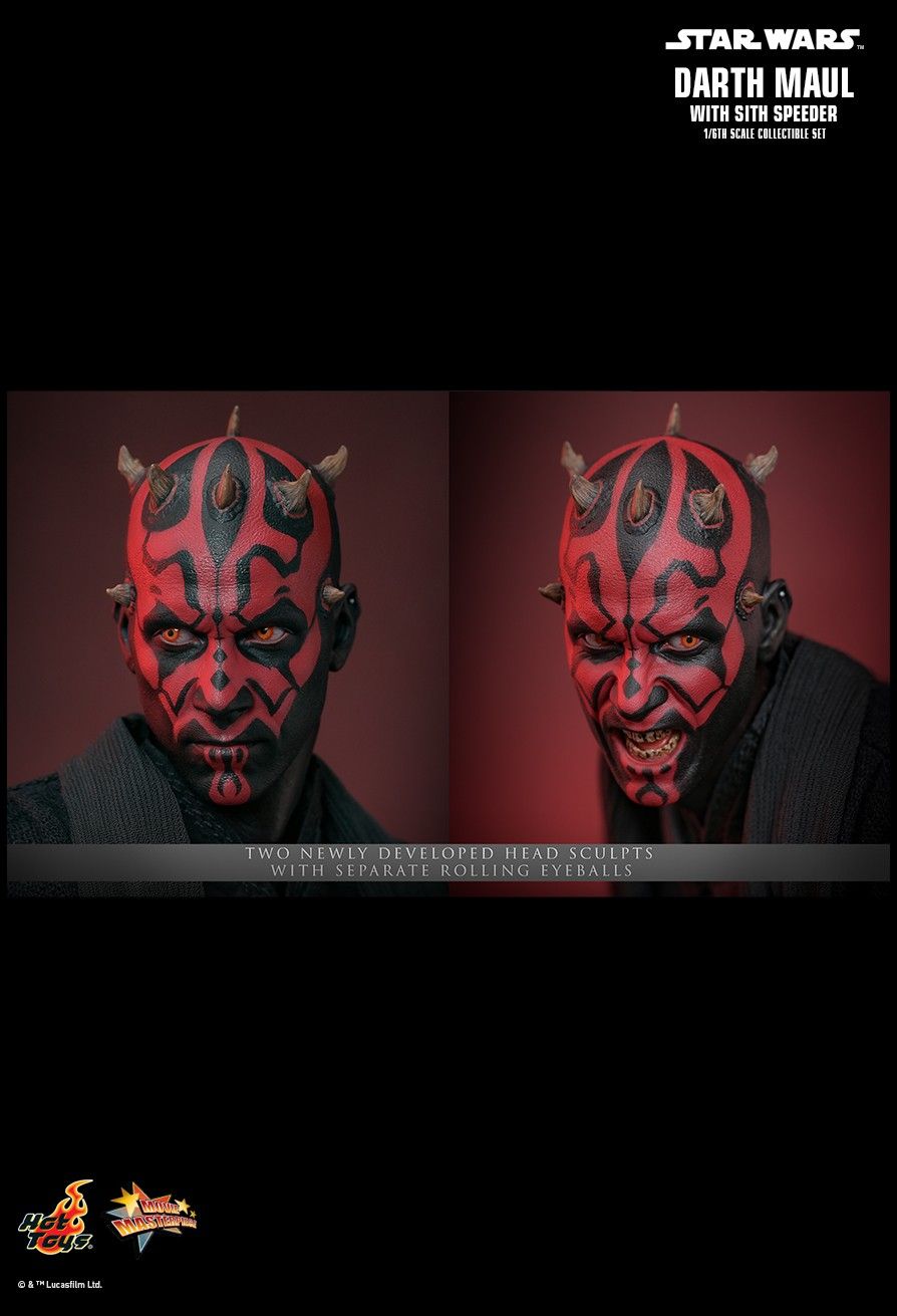 Hot Toys MMS749 - Star Wars : The Phantom Menace - Darth Maul & Sith Speeder