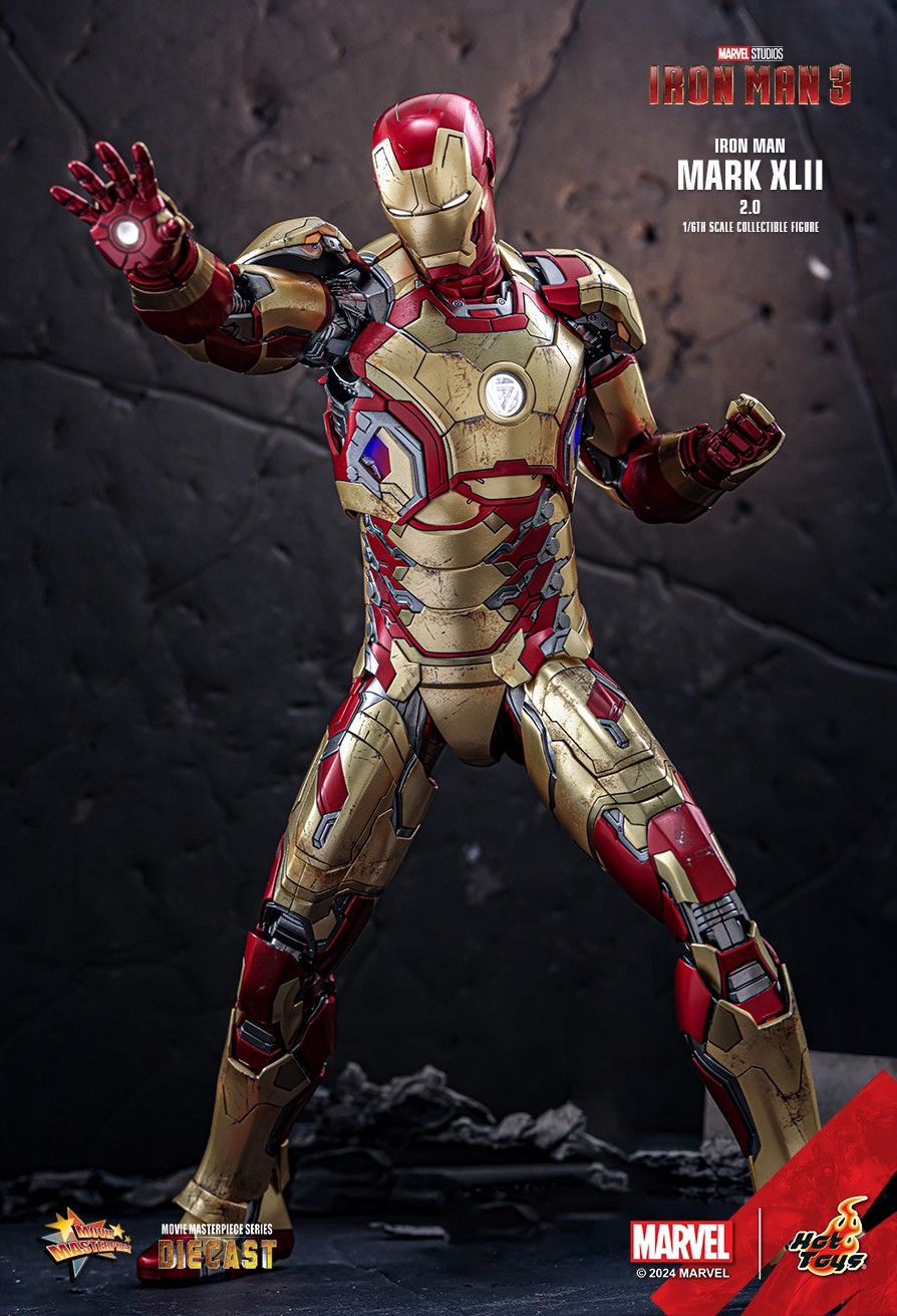 Hot Toys MMS758D65B - Marvel Comics - Iron Man 3 - Iron Man Mark XLII